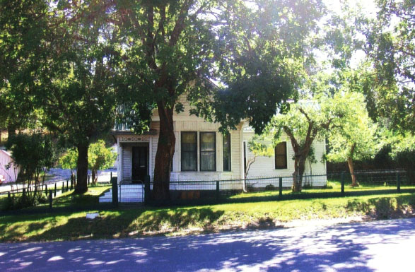 J.W. and Elizabeth Slagle House, Republic, viewed from the West, across Keller Street